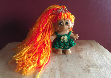 Firebird Troll Doll